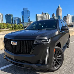 satin black Escalade